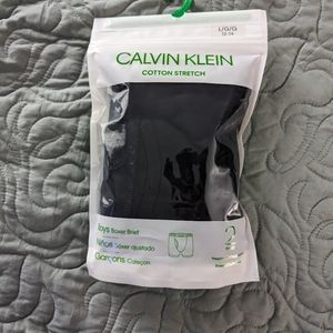 Calvin Klein boys large boxers 2 pack
